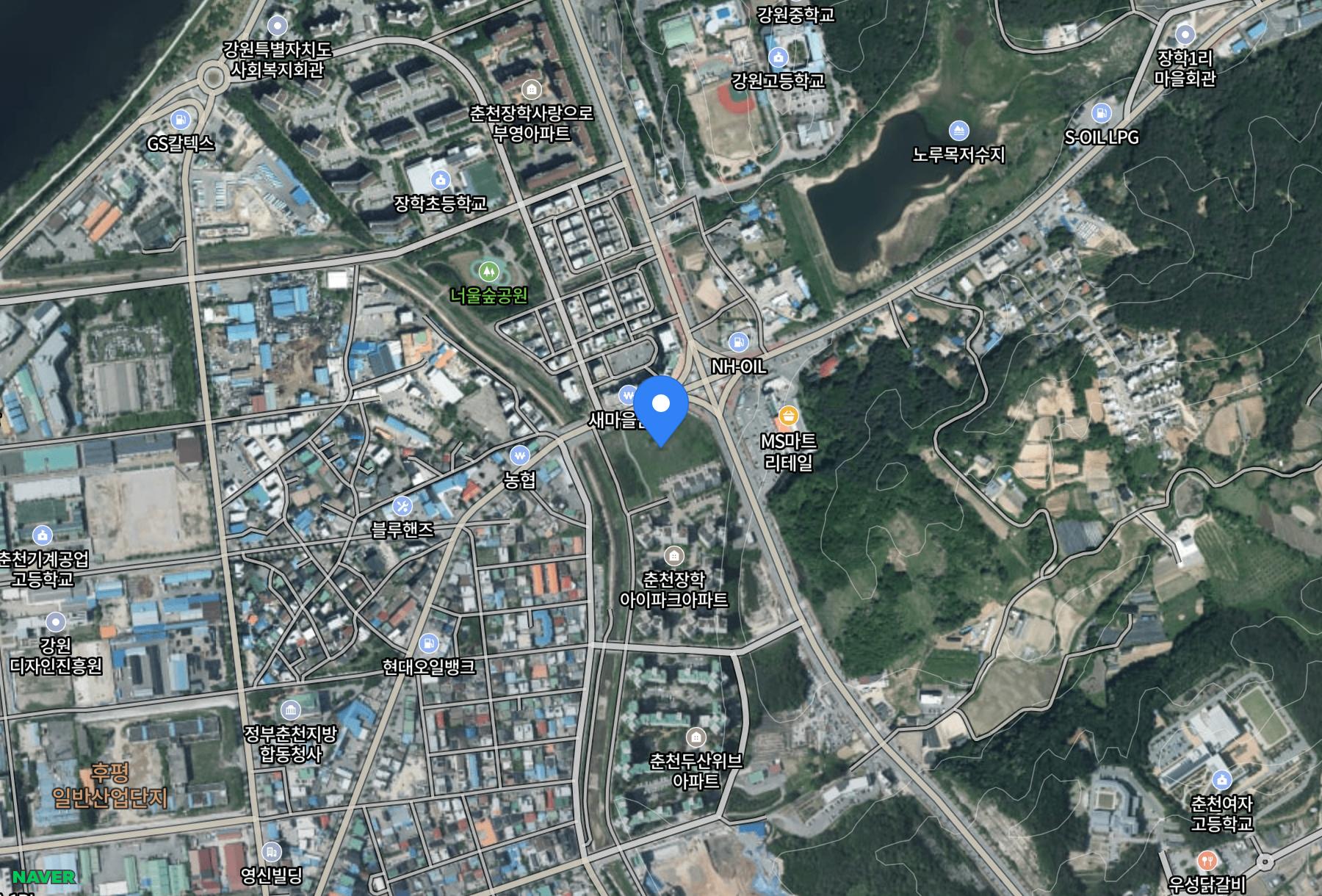 춘천 리버뷰 아이파크 · 무순위 주변 교통 지도