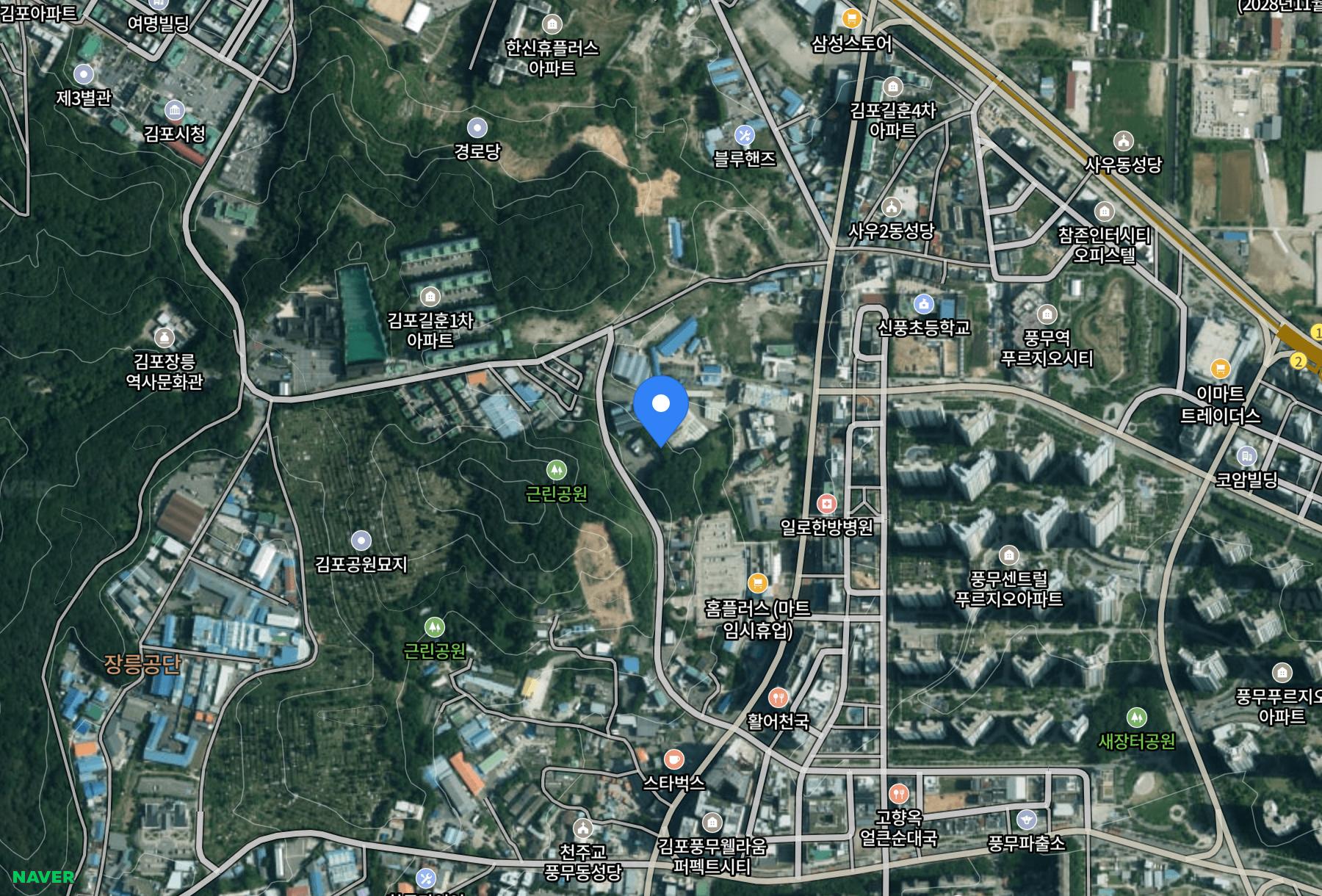 풍무역 롯데캐슬 시그니처(3차) · 임의공급 주변 교통 지도